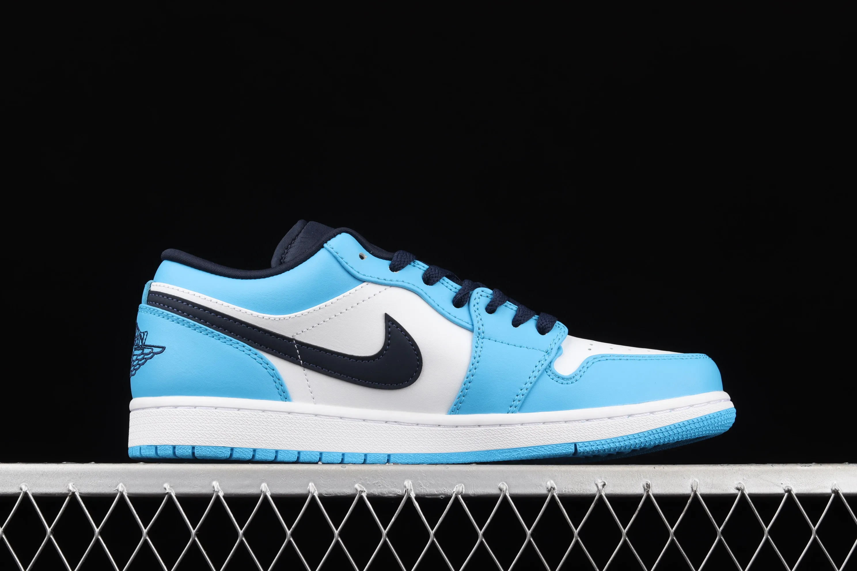 All categories Air Jordan Jordan series basketball shoes Air Jordan 1 Low G version pure original Air Jordan 1 Low AJ1 Joe 1 North Carolina blue low-top cultural and leisure sports sneakers 553558-144